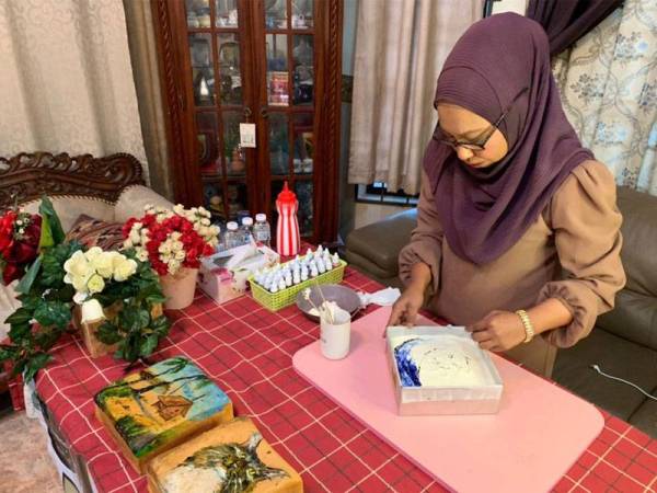 Kemahiran melukis berkenaan dikuasai Aftisa sejak berusia lima tahun.