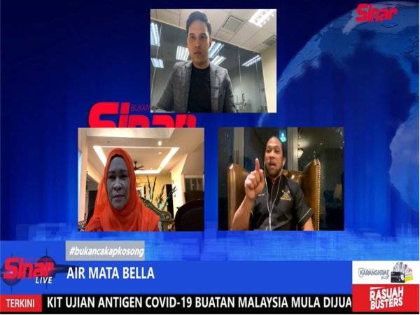 Program Sinar Live bertajuk ‘Air Mata Bella’ yang disiarkan secara langsung di semua platform Sinar Harian pada Jumaat.