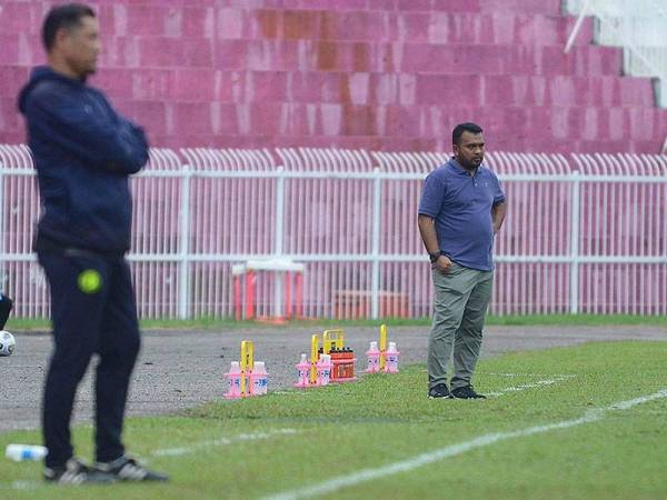 Peningkatan prestasi pemain diukur pada perlawanan Khamis lalu. FOTO: FB Kelantan United Football Club