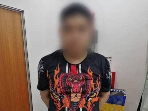 Suspek lelaki yang dipercayai pembekal turut ditahan.