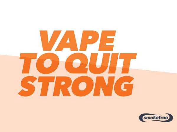 New Zealand memperkenalkan kempen ‘Vape to QuitStrong’ iaitu kempen pengurangan mudarat yang diakibatkan tabiat menghisap rokok tembakau.