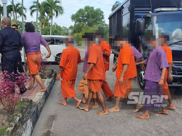 Kesemua yang ditahan dibawa ke Mabkamah Bukit Mertajam bagi mendapatkan perintah reman.