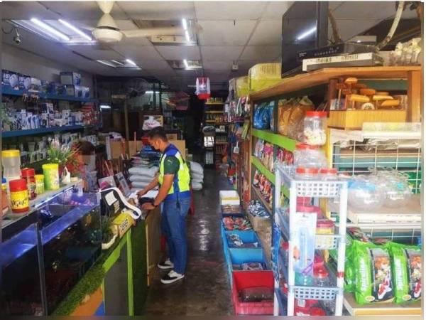 Premis yang diperiksa semasa Ops Patuh DBKL.