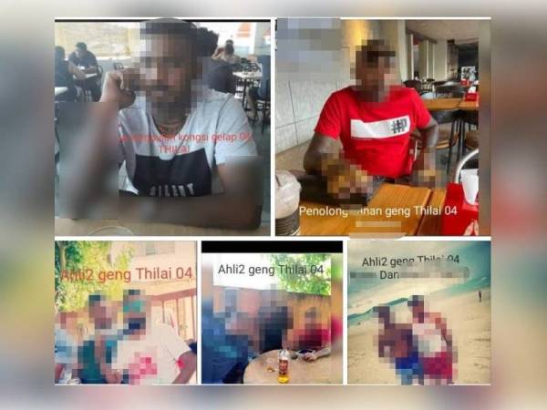 Maklumat oleh pengguna Facebook yang tular di media sosial berkaitan kegiatan gangsterism di Ipoh. - Foto ihsan pembaca