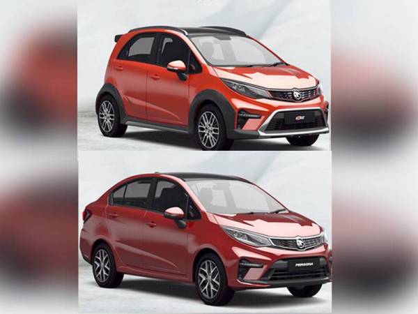 Gambar dari atas: Proton Iriz, Persona 2022. - Foto Proton.com
