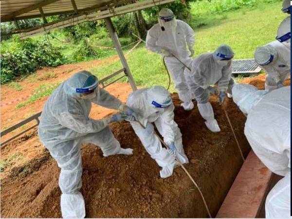 Pertubuhan Amal Warisan Kedah membantu membuat penghantaran jenazah Covid-19 kepada empat lokasi dan menguruskan lima pengebumian di Daerah Kuala Muda pada Khamis.