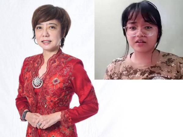 Nicole Tan. Gambar kecil: Ain Husniza