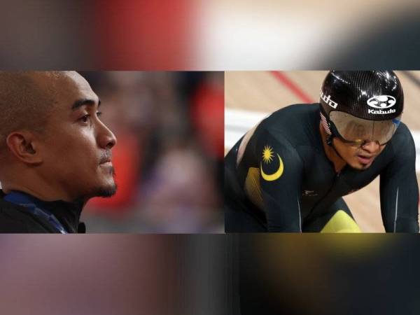 TOKYO, 8 Ogos -- Pelumba basikal trek negara Datuk Mohd Azizulhasni Awang kelihatan sedih selepas perlumbaan akhir keirin lelaki pada temasya Sukan Olimpik Tokyo 2020 di Izu Velodrom, Shizuoka, di sini, hari ini.- Foto Bernama