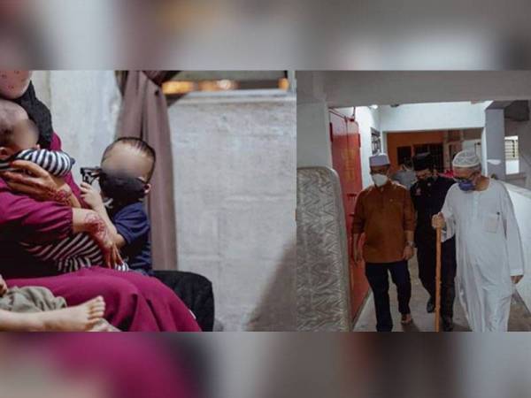 Farah menguruskan anaknya berusia dua hingga 6 tahun bersendirian selepas suaminya ditahan kerana menagih dadah. Zulkifli ketika mengunjungi keluarga Farah di PPR Gombak Setia.