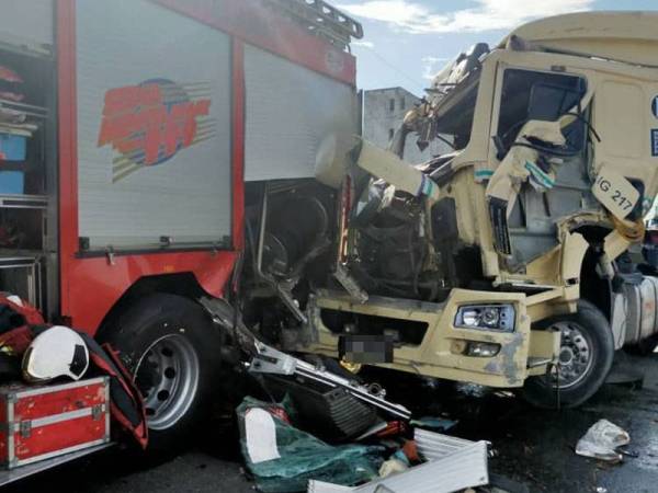 Keadaan selepas kemalangan.