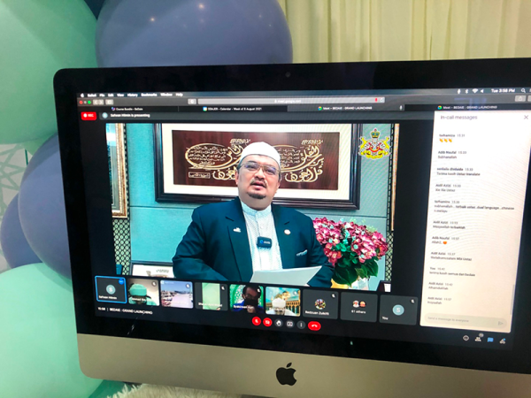 Mohamed Fadzli merasmikan platform BeDaie menerusi sidang video pada Selasa.