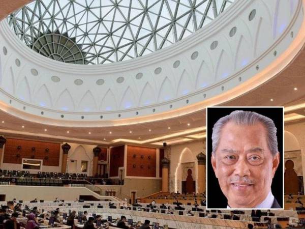 Pembukaan rasmi Mesyuarat Pertama Bagi Penggal Persidangan Keempat DUN Johor ke-14 hari ini akan disempurnakan oleh titah ucapan Sultan Johor, Sultan Ibrahim Iskandar.(Gambar kecil: Muhyiddin)