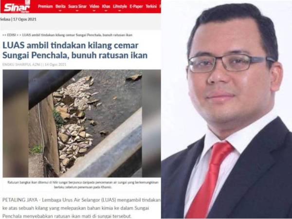 Laporan Sinar Harian pada Sabtu lepas.