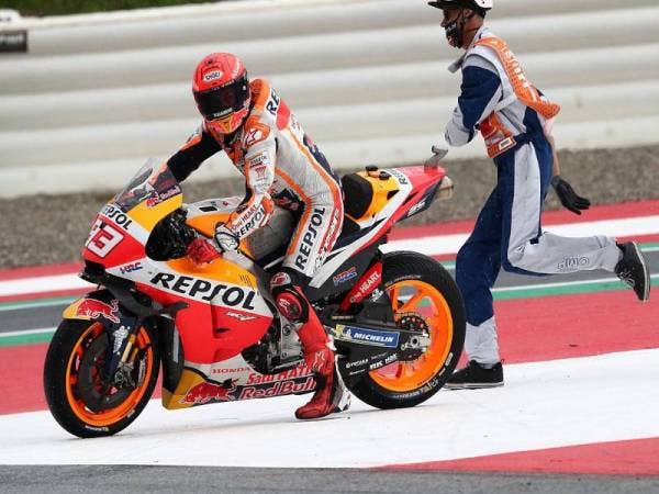 Marc Marquez mengakhiri saingan MotoGP Austria di kedudukan ke-15.
