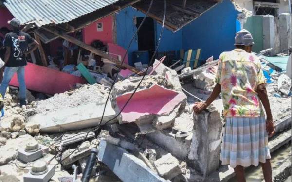 Angka korban akibat gempa bumi di Haiti meningkat kepada 2,189 orang