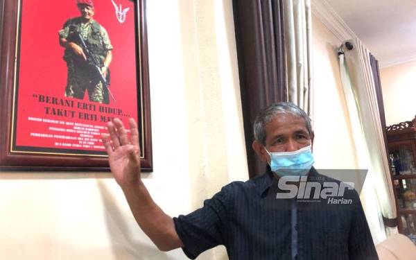 ‘Berani erti hidup, takut erti mati’, kata-kata yang menjadi pegangang Tengku Ahmad Noor sepanjang perjuangan melindungi tanah air dari ancaman komunis selama 40 tahun bersama.