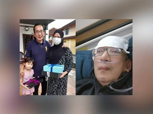 Najman berkongsi keadaannya di akaun Facebook.