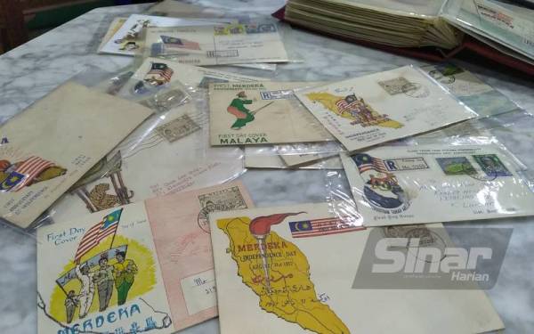 Sampul surat pertama yang dikeluarkan sempena 31 Ogos 1957.