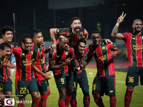 Kedah lebarkan momentum kemenangan aksi liga buat kali ketiga berturut-turut setelah mengatasi PJ City 4-1 di Stadium Majlis Bandaraya Petaling Jaya pada Rabu. - Foto Kedah Darul Aman FC