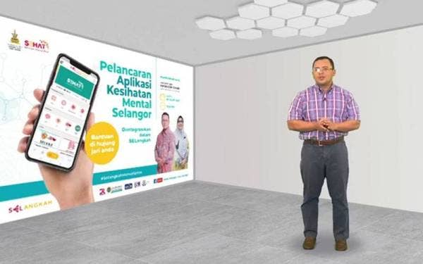 Amirudin ketika Majlis Pelancaran Aplikasi Kesihatan Mental Selangor secara dalam talian di Facebook pada Isnin.