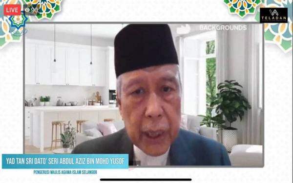 Abd Aziz ketika berucap pada Webinar Riqab 'Erti Sebenar Sebuah Kemerdekaan dan Pelancaran Bulan Pembebasan Riqab pada Selasa.