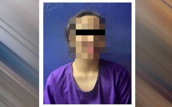 Teman wanita suspek turut ditahan untuk siasatan lanjut.