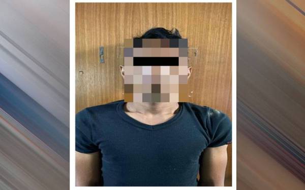 Suspek ditahan di sekitar Cyberjaya pada Isnin.