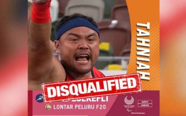 Malaysia menerima berita duka apabila World Para Athletics (WPA) menolak rayuannya berhubung keputusan acara lontar peluru F20 (masalah pembelajaran) pada Sukan Paralimpik Tokyo, malam tadi.