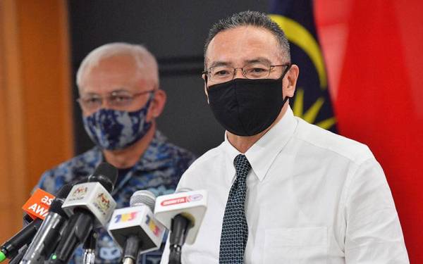 Menteri Kanan Pertahanan. Datuk Seri Hishammuddin Tun Hussein pada sidang media khas di Wisma Pertahanan pada Khamis. - Foto Bernama