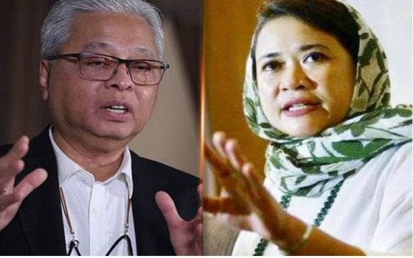 Ismail Sabri, Anina Saadudin.