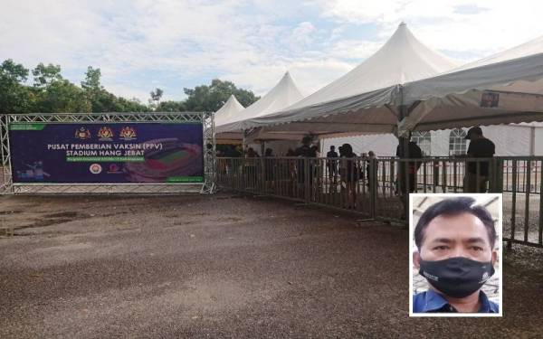 Bukan warganegara dibenarkan walk-in di PPV Mega Stadium Hang Jebat untuk menerima vaksin bermula Sabtu ini. (Gambar kecil: Rahmad)
