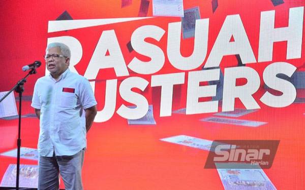 Ketua Pasukan Rasuah Busters Datuk Hussamuddin Yaacub.