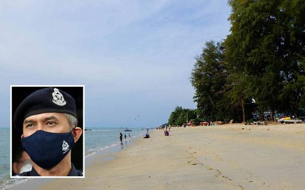 Batu Feringghi antara kawasan pantai yang sentiasa dipantau. Gambar kecil: Mohd Shuhaily