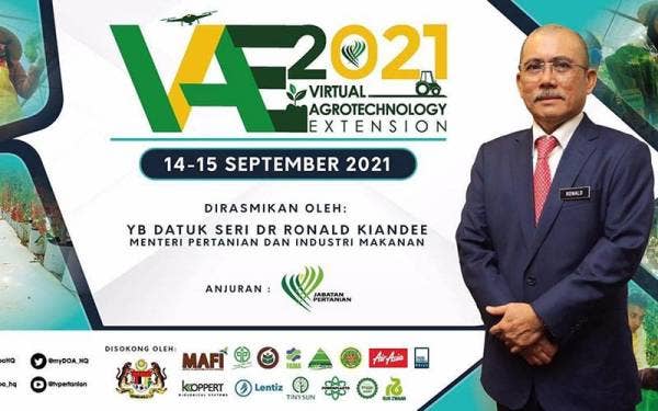 Poster program Virtual Agrotechnology Extension 2021 (VAE 2021).