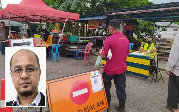 Pembukaan semula pasar malam di sekitar Bandar raya Ipoh melegakan golongan peniaga selepas penutupan aktiviti perniagaan tersebut sejak April lalu. Gambar kecil: Sharul Baha