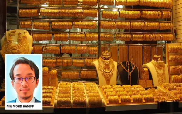 Harga emas mentah dijangka berlegar sekitar RM235 ke RM245 segram minggu hadapan. - Foto 123RF