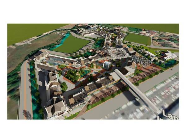 Keseluruhan pembangunan Premium Outlet ini memfokuskan kepada konsep membeli-belah yang dihiasi dengan kawasan hijau serta struktur bangunan yang melambangkan kebudayaan ikonik Melayu. 