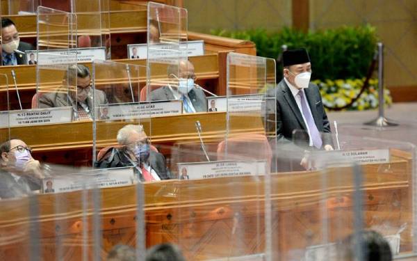 Hajiji ketika menyampaikan ucapan penggulungan dalam sidang DUN Sabah.