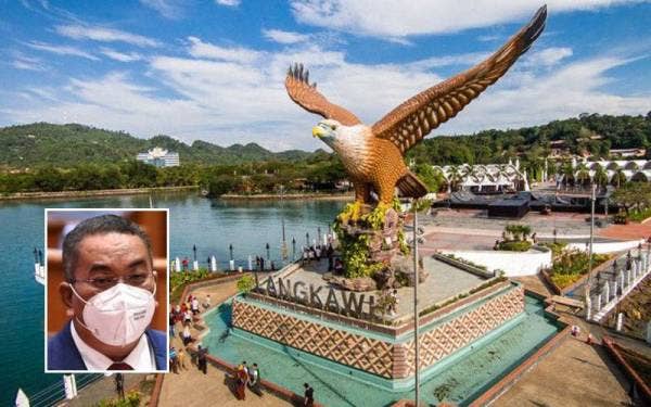 Pulau Langkawi. Gambar kecil: Muhammad Sanusi