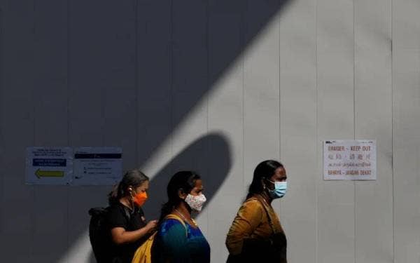 Sehingga tengah hari Khamis, jumlah keseluruhan kes adalah 82,860 dengan 10,379 kes aktif. - Foto fail Reuters