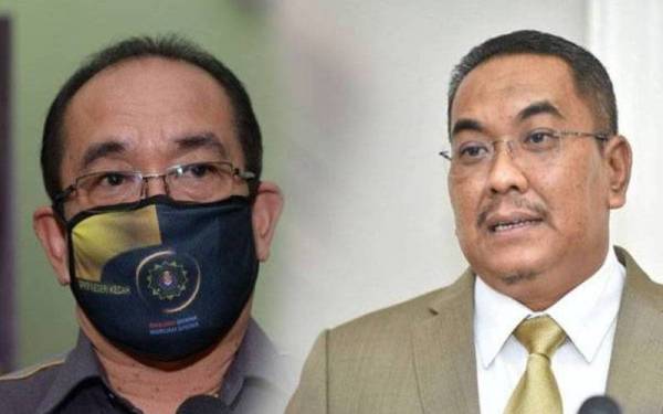 Gambar dari kiri: Datuk Shaharom Nizam Abd Manap, Muhammad Sanusi Md Nor