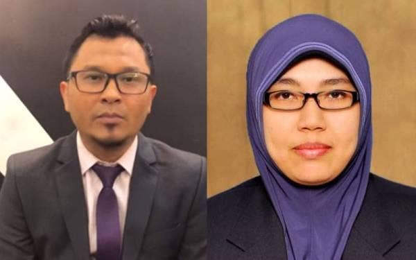 Gambar dari kiri: Dr Hanafiah, Dr Sharifa