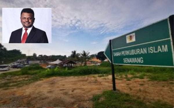 Tapak tanah perkuburan Islam di Bandar Tasik Senangin, Lenggeng, masih kekal status tapak perkuburan Islam dan tiada sebarang pertukaran berlaku. Gambar kecil: Arul