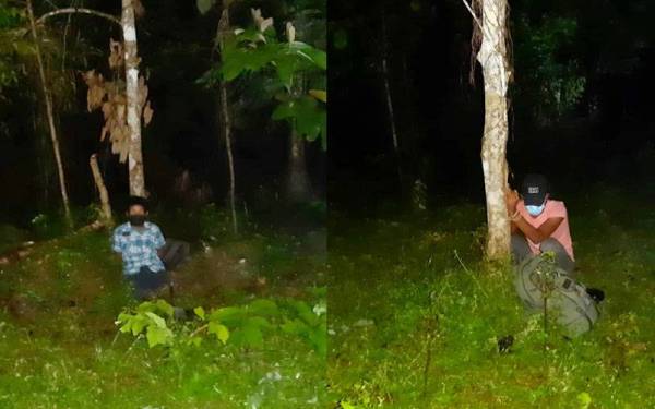 Batalion 7 PGA Kuantan menemui dua PATI warganegara Myanmar yang diikat pada sebatang pokok getah secara berasingan di Kampung Rahmat, Rantau Panjang pada Ahad.