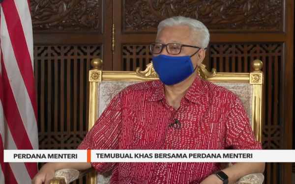 Ismail Sabri dalam dalam temubual eksklusif pada Ahad.