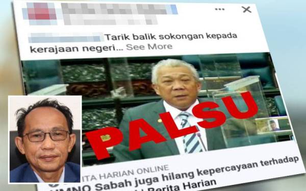 Kenyataan yang disunting oleh pihak tidak bertanggungjawab adalah palsu. (Gambar kecil: Jaafar)