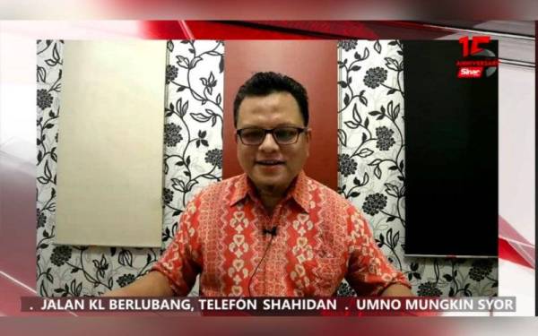 Pakar Perlembagaan, Profesor Madya Dr Muhammad Fathi Yusof dalam program Wacana Sinar edisi ke-296 yang bertajuk Jebat Vs Tuah: Pasca Pandemik yang disiarkan di platform Sinar Harian pada Khamis.