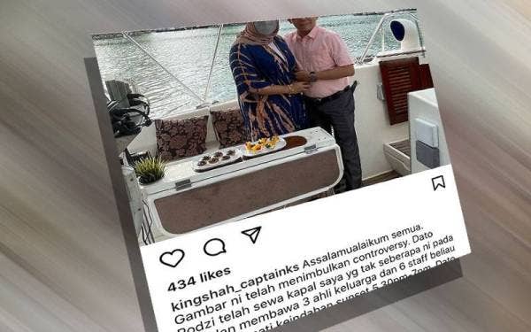 Pemilik kapal yang dikenali sebagai kingshah_captainks menjelaskan situasi sebenar.