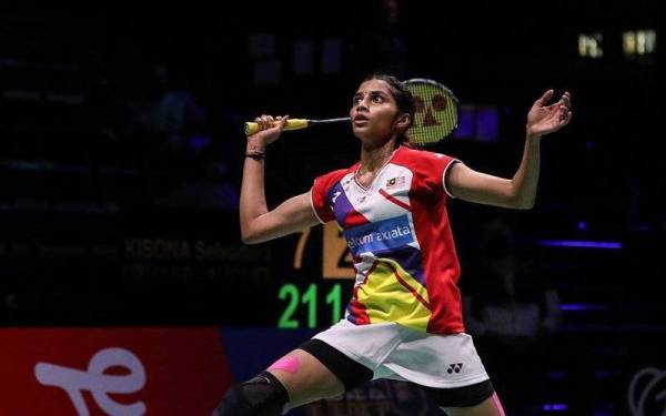 Kisona tewas kepada Mia Blichfeldt dalam aksi pembukaan Kumpulan D Piala Uber di Ceres Arena, Aarhus pada Sabtu.