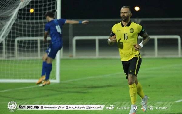 Shebby kecewa dengan penyerang naturalisasi negara, Guilherme De Paula apabila menampilkan persembahan buruk dalam dua aksi persahabatan antarabangsa menentang Jordan dan Uzbekistan, baru-baru ini. - Foto FAM